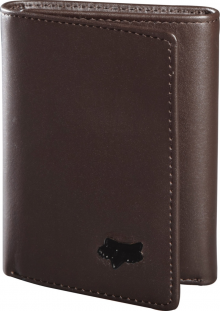 Fox Trifold Wallet Brown 