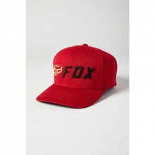 Fox Apex Flexfit Hat Red Black 